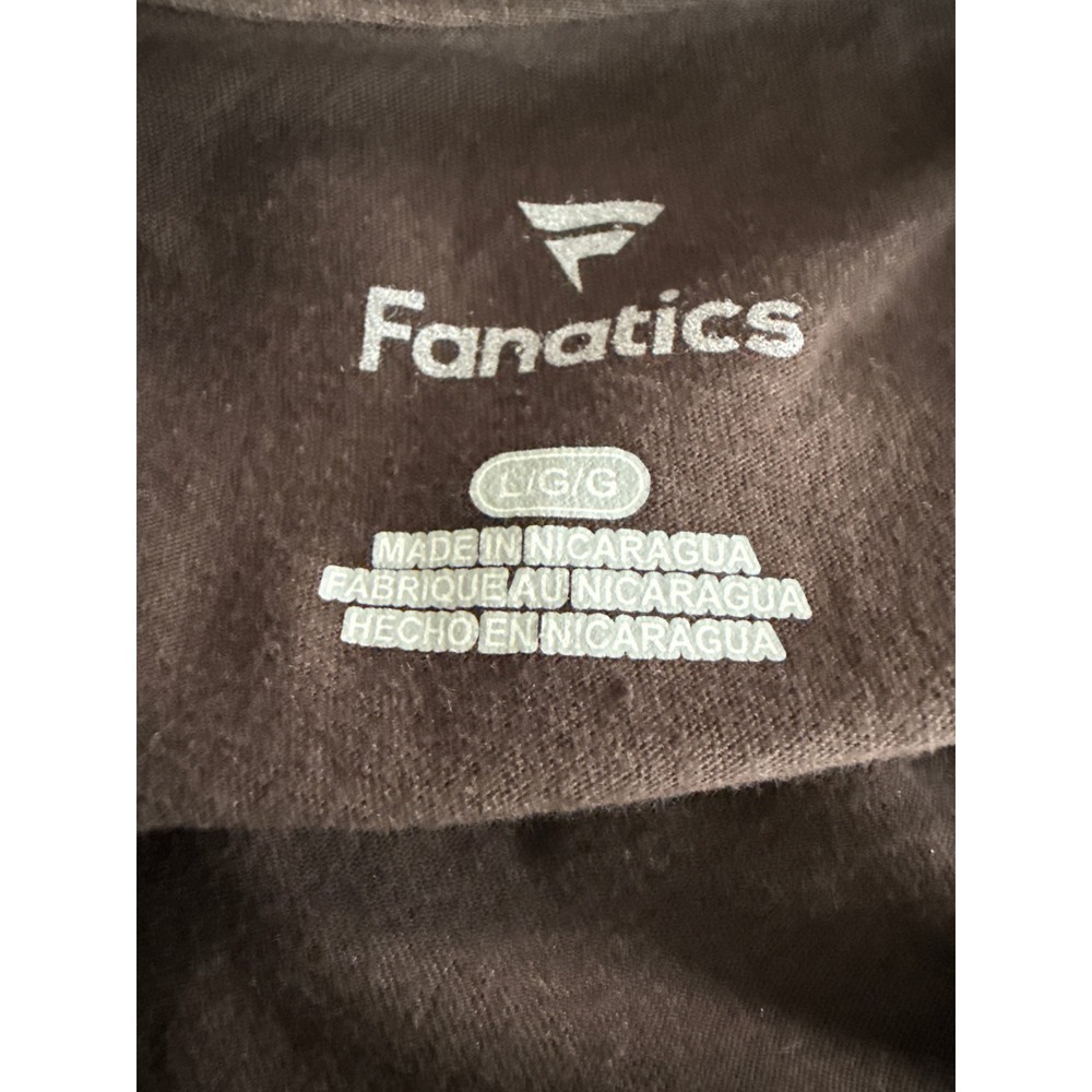 Fanatics Cleveland Browns Mens Long Sleeve T-Shirt Brown Graphic Tee Size Large - Picture 5 of 5